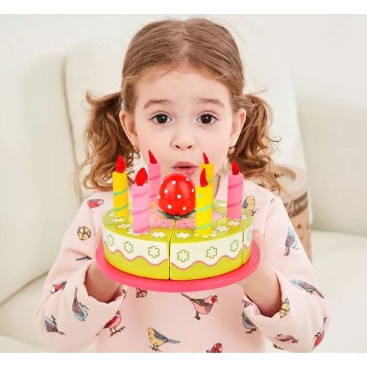 atoys-เค้กแม่เหล็ก-เค้กวันเกิด-หั่นเค้ก-แต่งหน้าเค้ก-บทบาทสมมติ-ของเล่นไม้-ของเล่นเด็ก