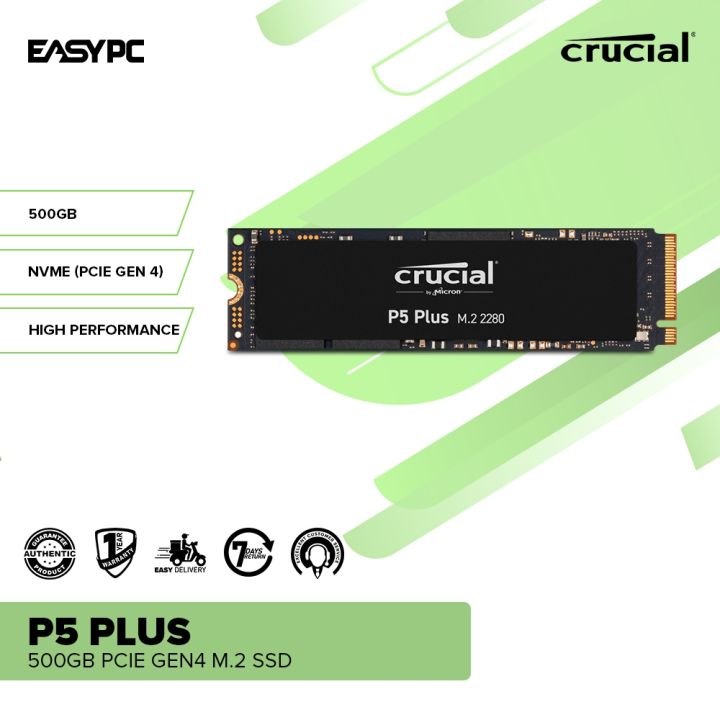 Easypc Crucial P Plus Gb Pcie Gen M Ssd Nvme Pcie Gen High Performance Lazada Ph