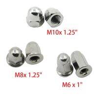 4/8 Pcs M6 M8 M10 thread Pitch Plug Cap Nuts For Honda Yamaha BMW Size 6mm x 1" / 8mm x 1.25" / 10mm x 1.25" Nails  Screws Fasteners