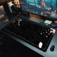 Cherry Blossom Mousepad Gamer การพิมพ์ HD ซากุระเกมมิ่งแผ่นรองเมาส์ 900x400 มม. อุปกรณ์เกมสำนักงานโต๊ะศิลปะ Mausepad ขนาดใหญ่