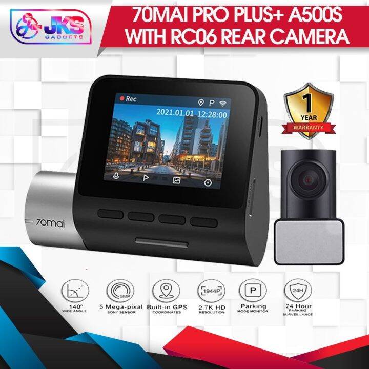 Highdefinition night vision recorder 70mai Pro Plus A500s Rear Camera