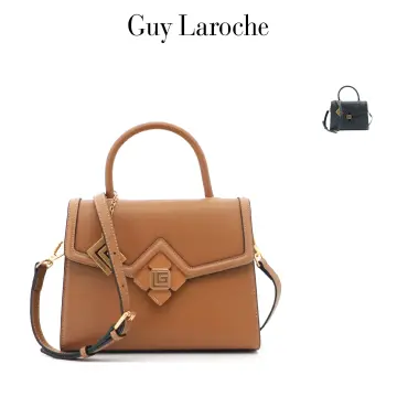 Leather handbag Guy Laroche White in Leather - 28349986