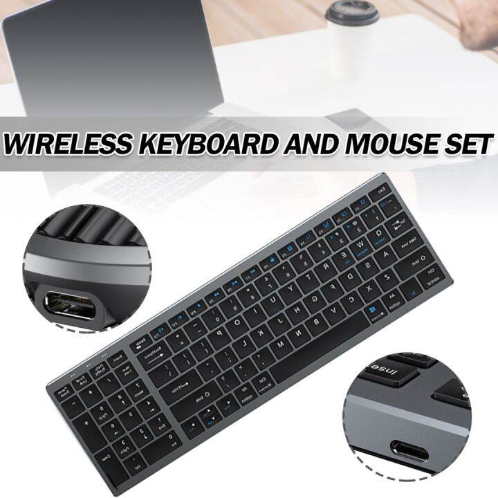 {Mouse accessories} Bluetooth compatible Wireless Mute Keyboard amp