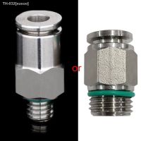 ✒ 304 SUS Stainless Steel Full Metal Pneumatic Connecter Fittings G1/8 / M6 for 3D Printer 4MM Bowden PTFE Tube PC4