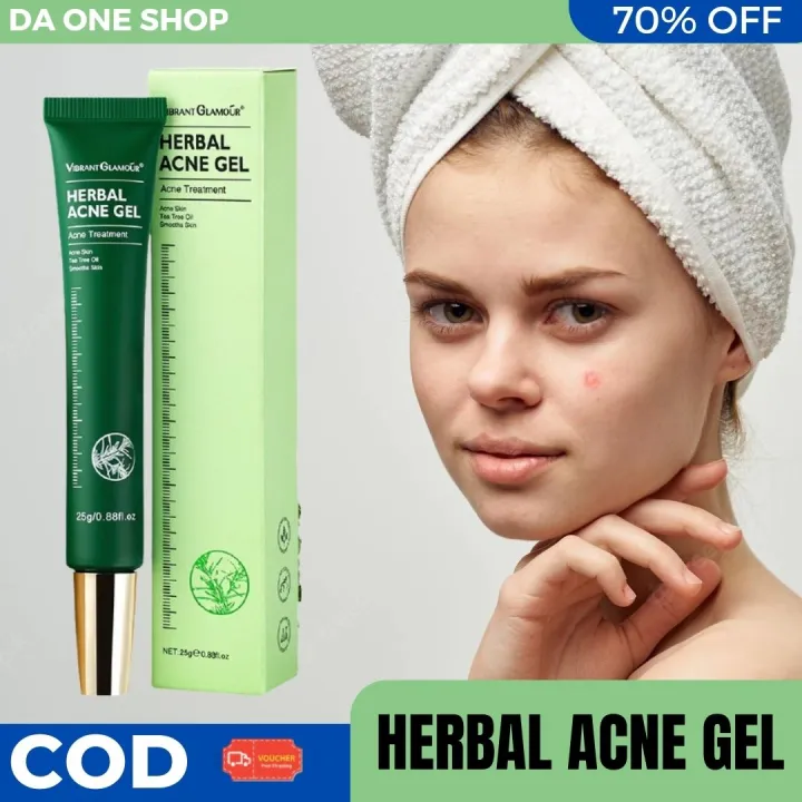 Herbal Acne Treatment Gel AntiAcne Whitening Blemish 100 Plant