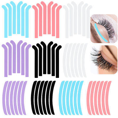 6 Pcs Eyelash Lifting ซิลิโคน Stripe Reusable Eye Lashes Lifting Curler Pad Perm Ribbon Lash Extension Supplies เครื่องมือแต่งหน้า