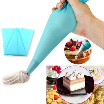 Pastry Decorating Kit Silicone Pastry Piping Bag Cake Decorating Tools Reusable Icing Piping Bag DIY Confectionery Bag
