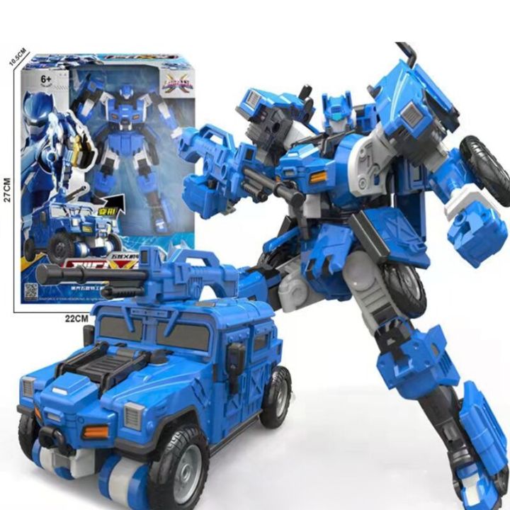 Mini Agent Armoured Car Combined Robot Transformation Action Figure ...