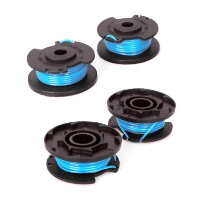 6PCS ABS Mower Replacement Spool is Used for Replacing Spool of RYOBI AC14RL3A Lawnmower 18/24/40V