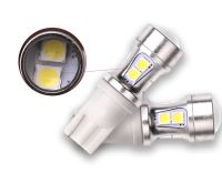 หลอดไฟหรี่ T10 LED ไฟส่องแผนที่ ไฟส่องป้าย รถยนต์ T10 T15 10SMD แสง ขาว ส้ม Ice Blue 1หลอด