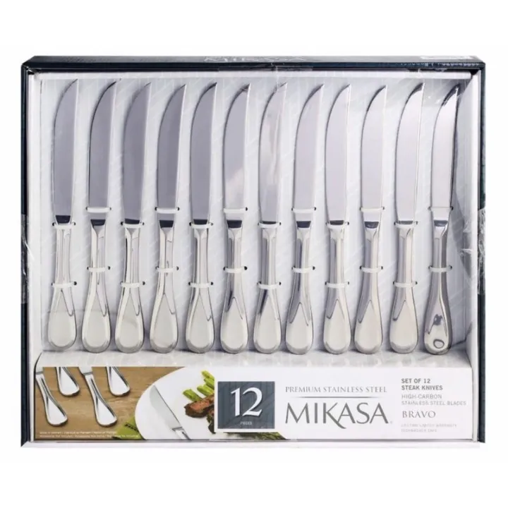 Mikasa Set of 12 Steak Knives Stainless steel Bladesgjl Lazada PH