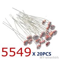 【DT】hot！ 20PCS x 5549 Dependent Resistor LDR 5MM Photoresistor wholesale and retail Photoconductive resistance for WAVGAT