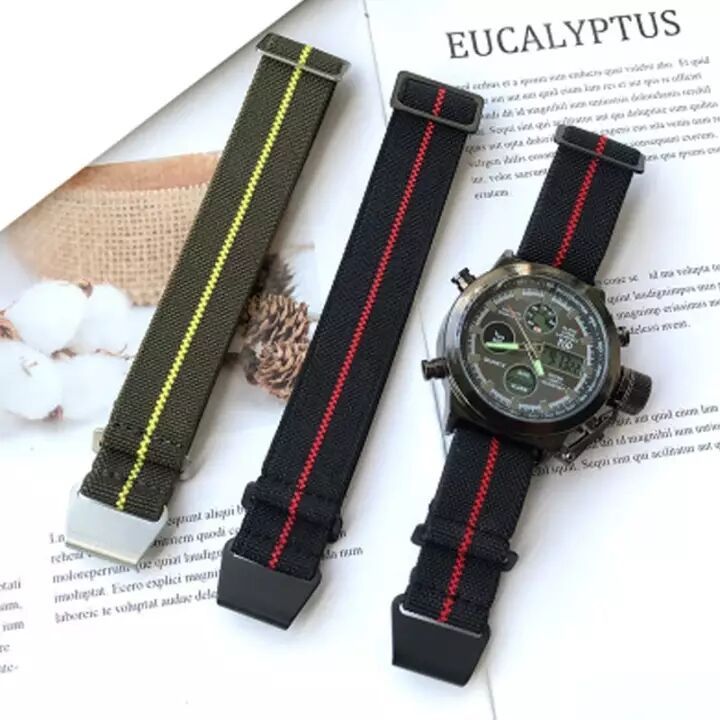 Dây Đồng Hồ Nylon 20Mm 22Mm Samsung Watch 3 41Mm 45Mm/Samsung Galaxy Watch  46Mm 42Mm/Gear S3/Active 2 40Mm 44Mm. Dây Đeo Thể Thao Nylon Cho Đồng Hồ  Amazfit Samrt Cho Seiko |