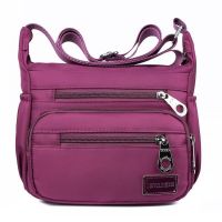 2023 Oxford Cloth Bag For Women Large Capacity Waterproof One Shoulder Messenger Bag Nylon Multi-layer Collection Mommy Bag