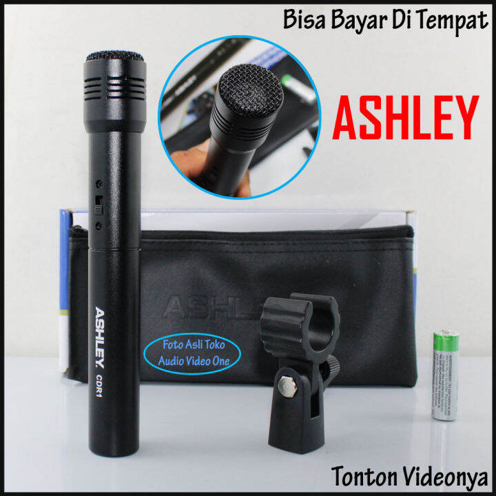 Mic Condenser Ashley CDR1 Microphone Dynamic Cardioid Mik Vokal