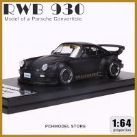 รุ่นเก็บ1/64ปอร์เช่ RWB930ชั่งโลหะผสมหล่อจำลองรถรุ่นเดิมคอลเลกชันตกแต่งแสดงของขวัญ