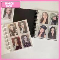 SQXRCH SHOP Kpop วงแหวน อัลบั้มรูป กระเป๋าหลายช่อง อินส์ ตัวยึดใบหลวม ของใหม่ กล่องใส่รูปภาพ สมุดสะสมการ์ดไอดอล ดาวล่า