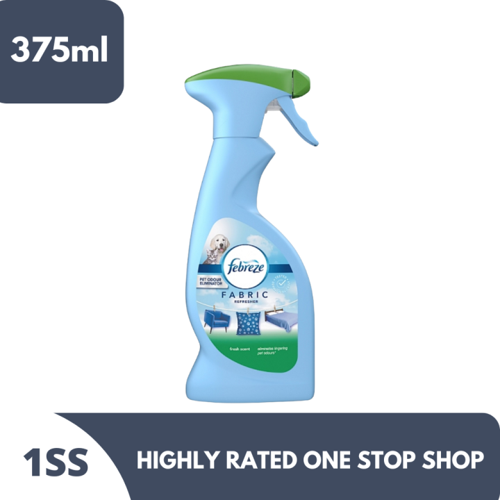Febreze Fabric Refresher Pet Odor Eliminator, Fresh Scent 375ml Lazada PH