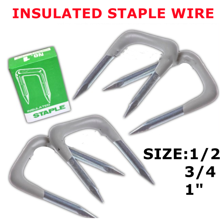 INSULATED STAPLE WIRE 1/2 , 3/4 , 1" Lazada PH