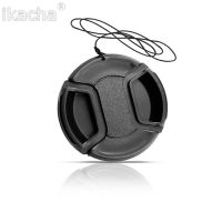 Black Universal Camera Lens Cap Protection Cover 49 52 55 58 62 67 72 77 82mm Provide Choose With Anti-Lost Rope