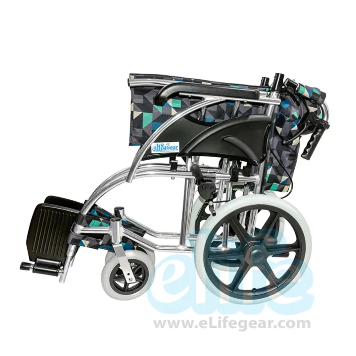 รถเข็นนั่งผู้สูงอายุพับได้-elife-wheelchair-รถเข็นผู้ป่วย-นน-เบาew-116-พกพาง่ายพับได้ราคาถูก-อลูมิเนียมแข็งแรงรับ-นน-ได้120กก-ปลอดภัย-นั่งสบาย