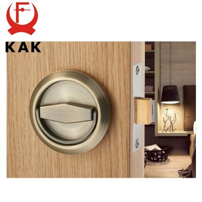 【CW】 KAK Door Locks Handle Recessed Invisible Keyless Mechanical Outdoor Lock Proof Hardware