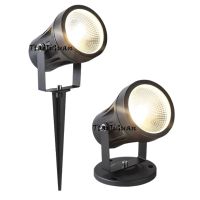 ۞◎ Outdoor LED Waterprof Dimmable 5W 10W 15W Lawn Lamp Garden Lights Landscape Spike Bulb IP65 Led Light Garden Path Spotlights220V