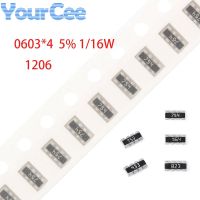 100pcs 1206 0603x4 Network Resistor 5% SMD Array 12 15 24 27 36 39 51 62 68 82 91 240 270 360 560 620 750 1.8K 560K 750K ohm