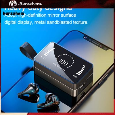 Bur_ หูฟังบลูทูธ 5.0 คุณภาพเสียง HiFi สําหรับโทรศัพท์มือถือ 1 ชุด