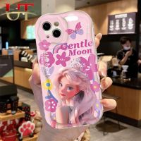 เคสด้านหลังซิลิโคนลายการ์ตูนตุ๊กตาบาร์บี้สำหรับ Iphone 15 Pro Max Iphone 15 Plus,เคสด้านหลังเคสนิ่มใส่โทรศัพท์3D ช่อดอกไม้สำหรับเด็กผู้หญิง