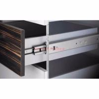 PYRAMID รางลิ้นชัก 3 ตอน แบบลูกปืนบอล 20 นิ้ว 1คู่(2ชิ้น) Drawer slide 3 Fold Stainless Damping