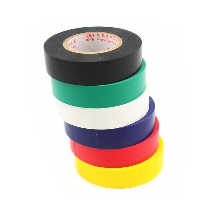 1pcs-electrical-tape-insulation-adhesive-tape-waterproof-pvc-18mm-wide-high-temperature-tape-18m-adhesives-tape