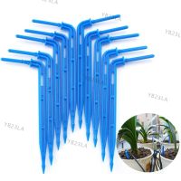 50pcs 3/5mm Hose Garden Water Dropper Drip Arrow Drip Gardening Irrigation System Micro Flow Dripper YB23TH