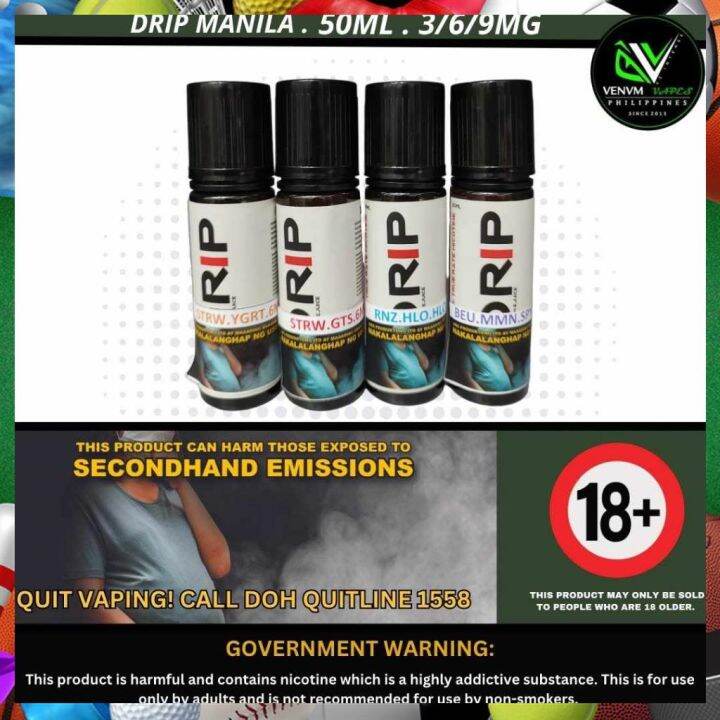 ☈卐 [FREEBASE] Drip Manila 50ml Lazada PH