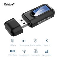 USB Bluetooth Receiver Transmitter LCD 3.5MM AUX Audio Bluetooth 5.0 Adapter For Car PC TV HD HiFi Receptor Wireless Adapter