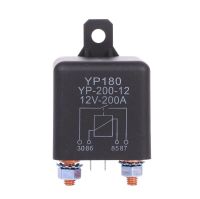 มอเตอร์รถบรรทุกรีเลย์200a รถยนต์ไฟฟ้าสูงไฟฟ้ากระแสตรง12V แบบต่อเนื่องชนิด Y98e สวิตช์รถยนต์