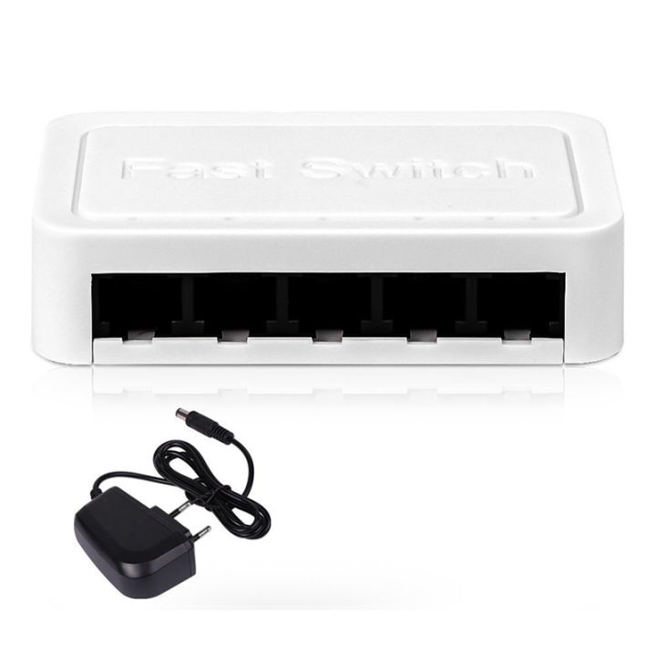 Mini 5 Port Network Switch Switch Splitter Desktop 10