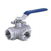 [HOT] High quality stainless steel switch ball valve 1/2 quot; inch BSP female DN15 SS304 L type T flow 3 way water ball valve