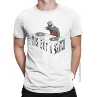 Vintage Tis But A Scratch T-shirts For Men Crew Neck 100% Cotton T Shirt Black Knight Classic Tee Shirt Original Clothing XS-6XL