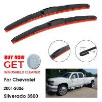 Car For Chevrolet Silverado 3500 22 quot; 22 quot; 2001 2006 Front Window Washer Windscreen Windshield Silica Gel Wiper Blades Accessorie