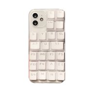 【LZ】 Creative Keyboard 3D Case for iPhone 14 13 Pro Max Back Phone Cover for 12 Mini 11 Pro Max X XS XR 8 7 Plus SE 2020 Capa