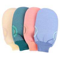 hotx 【cw】 1PCS Peeling Exfoliating Mitt Gloves Shower Moisturizing Foam Massage Sponge