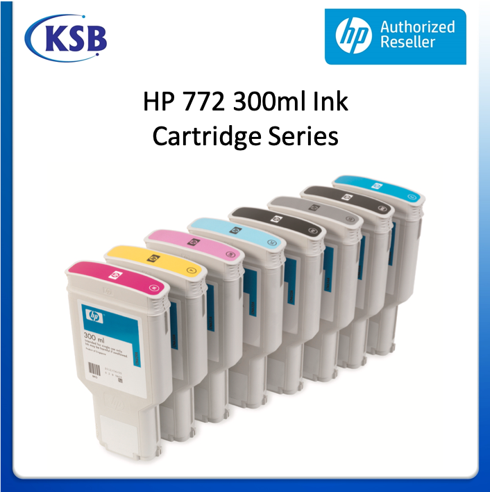 HP 772 300-ml Ink Cartridge Series CN629A CN630A CN633A CN634A  CN635A CN636A Lazada