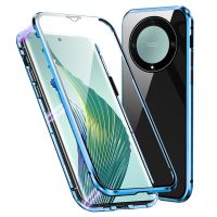 360° Privacy Double-Sided Tempered Glass Magnetic Flip Case For Honor Magic5 Lite honer magic 5 lite 5G 2023 Protect Shell