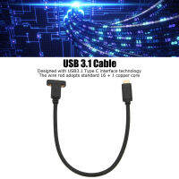 USB3.1สายข้อมูลมีความเสถียรสายพ่วง USB สำหรับส่วนเชื่อมต่ออุปกรณ์ประเภท C