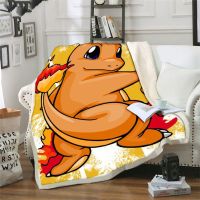 Pokemon Pikachu Summer air Conditioning Super Soft Plush household Sofa Flannel Blanket Winter Warm