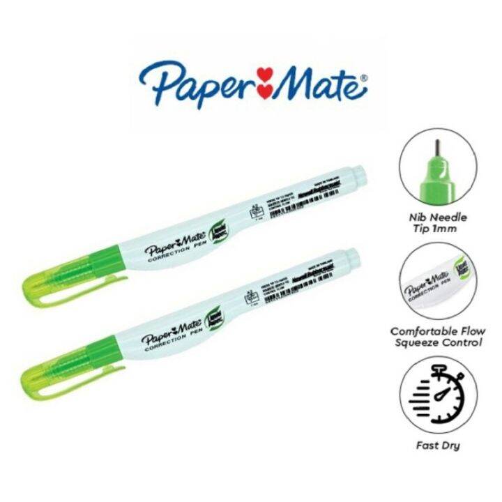 PaperMate Liquid Paper Correction Pen 7ml Lazada