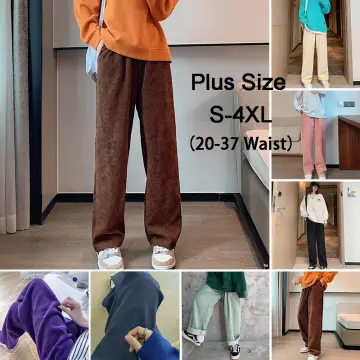 Womens Waffle Sweatpants High Waisted Solid Color Tapered Pants Plus Size  Casual Loose Trousers with Pockets