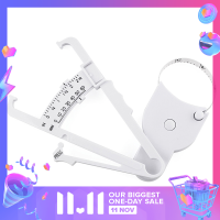 ?【Lowest price】LANG 2ชิ้น/เซ็ต ABS Body FAT caliper measure TAPE Tester Fitness สำหรับ lose weight for Body Building อุปกรณ์ฟิตเนสแบบพกพา