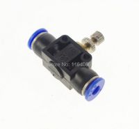 QDLJ-5pcs 8mm To 8mm Push In Quick Connector Air Pneumatic Speed Controller